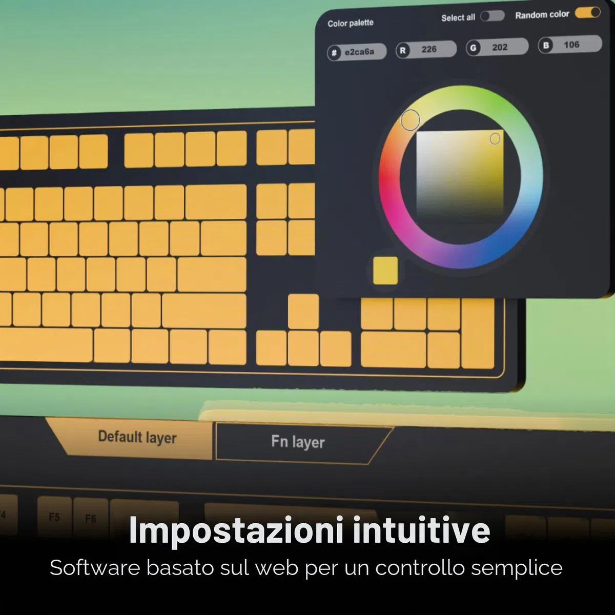 Ducky One X Mini Wireless Gaming Tastatur induktiv Hot Swap RGB - Inductive (DKON2461IST3-DADEPDOECL1AS1)