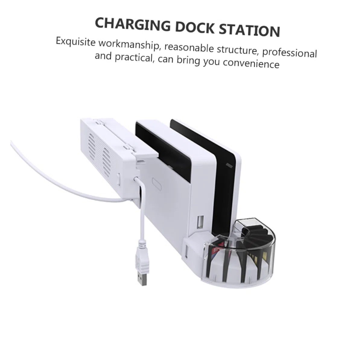 DECHOUS 1set Dock Raffreddamento Per Switch Oled Stazione e Design Compatto Per Appassionati