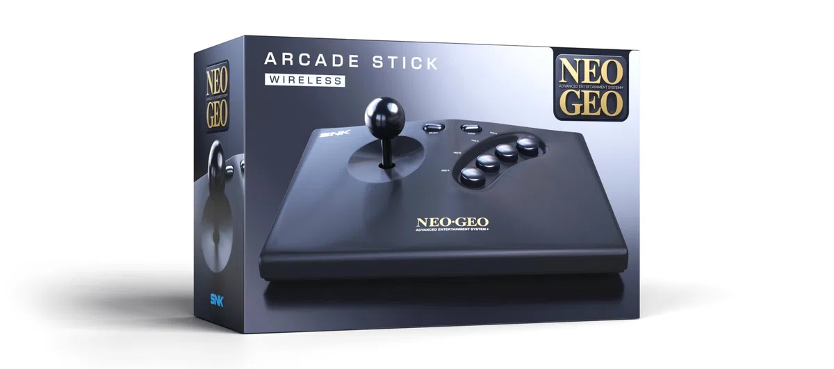 Neo Geo AES+ Arcade Stick Wireless Black
