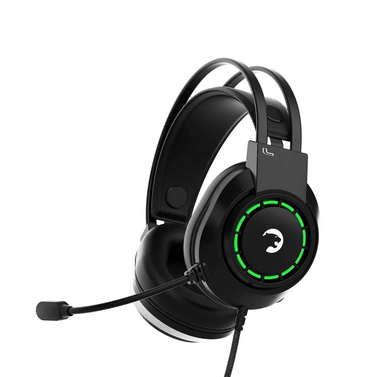 GAMEPOWER Voldon X Cuffie Gaming con Microfono per PS4 PS5 One PC Switch Compatibile Cuffie con Cavo, Microfono di Qualità Studio, Altoparlante da 50 mm, Jack da 3,5 mm