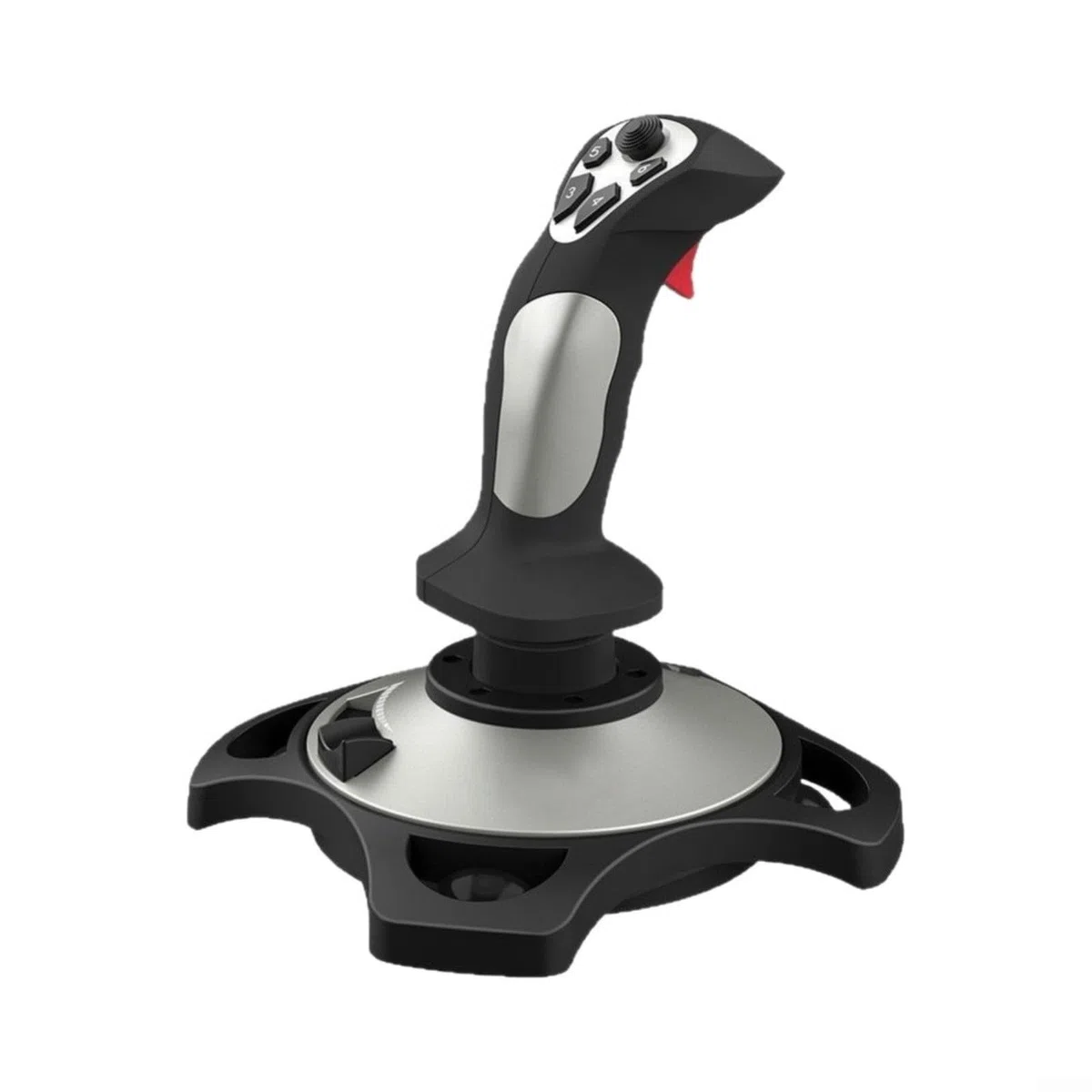 Gettimore PC joystick di simulazione di volo, controller di gioco alto con disposizione intuitiva, giocatori della costruzione dell'ABS