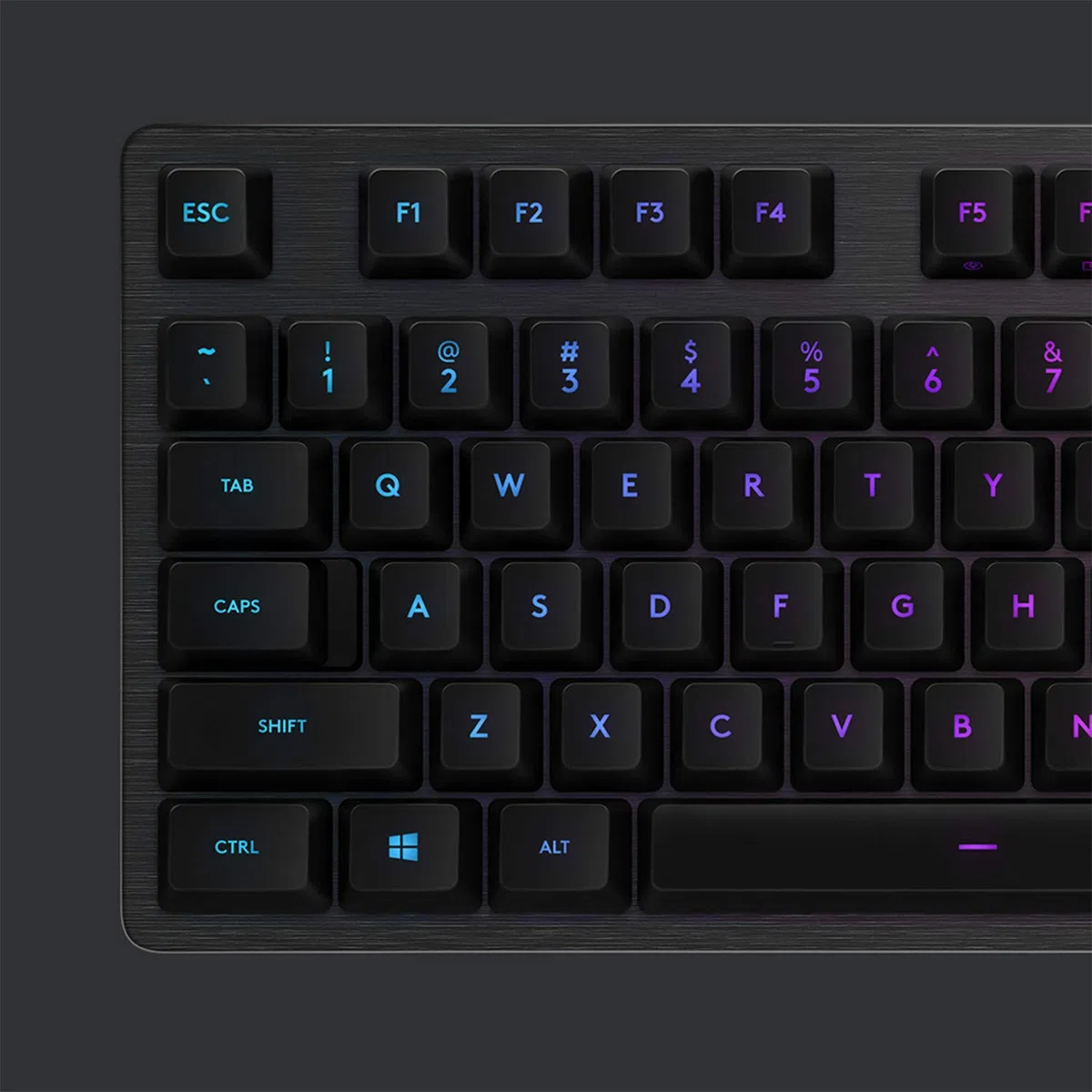 Logitech Gaming G512 - Tastatur - backlit - USB - German QWERTZ - Tastenschalter: GX Brown Tactile - Kohle