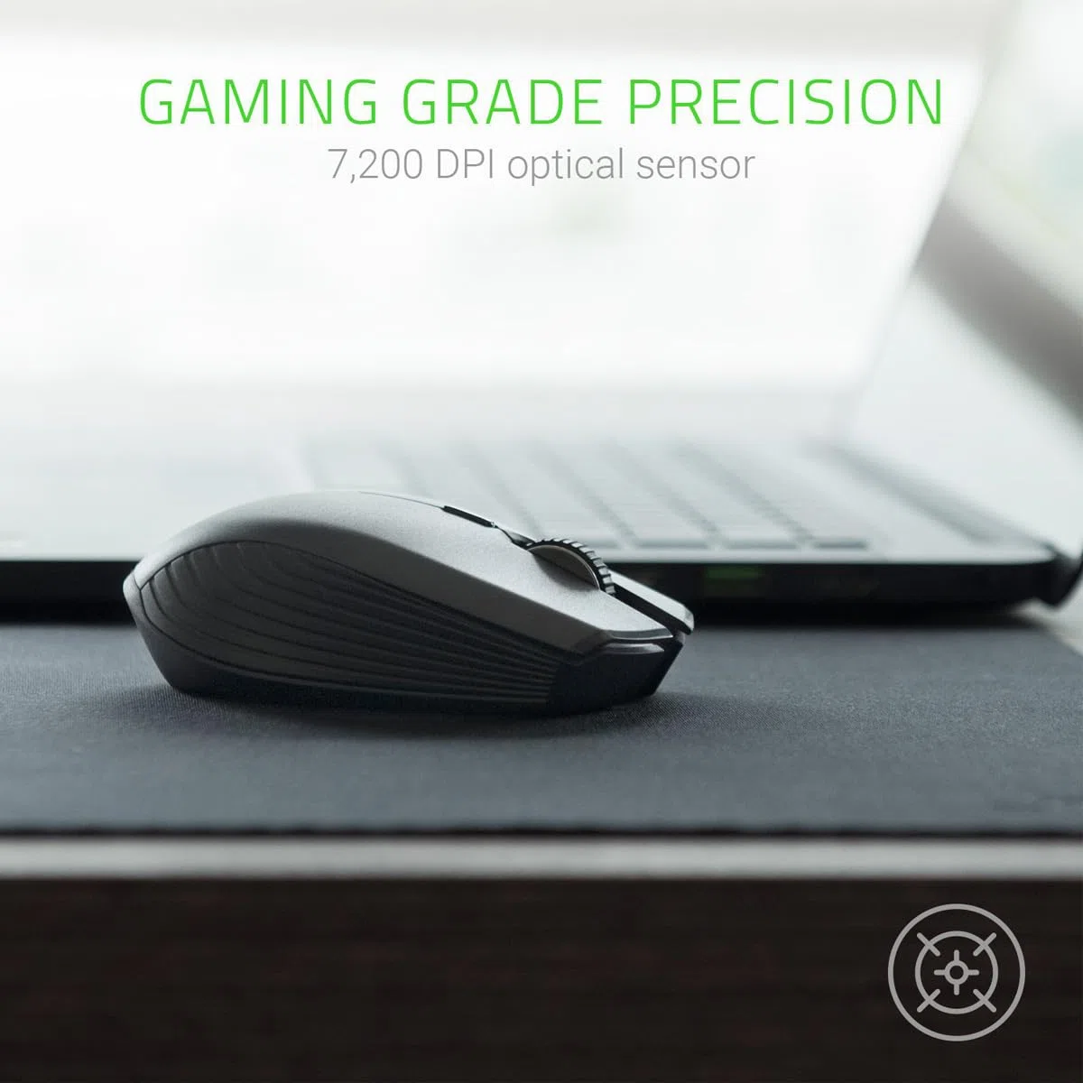 Razer Atheris - Mouse Mobile Gamer,Sensore Ottico da 7.200 DPI, Tecnologia di Frequenza Adattativa & Ergonomia Migliorata