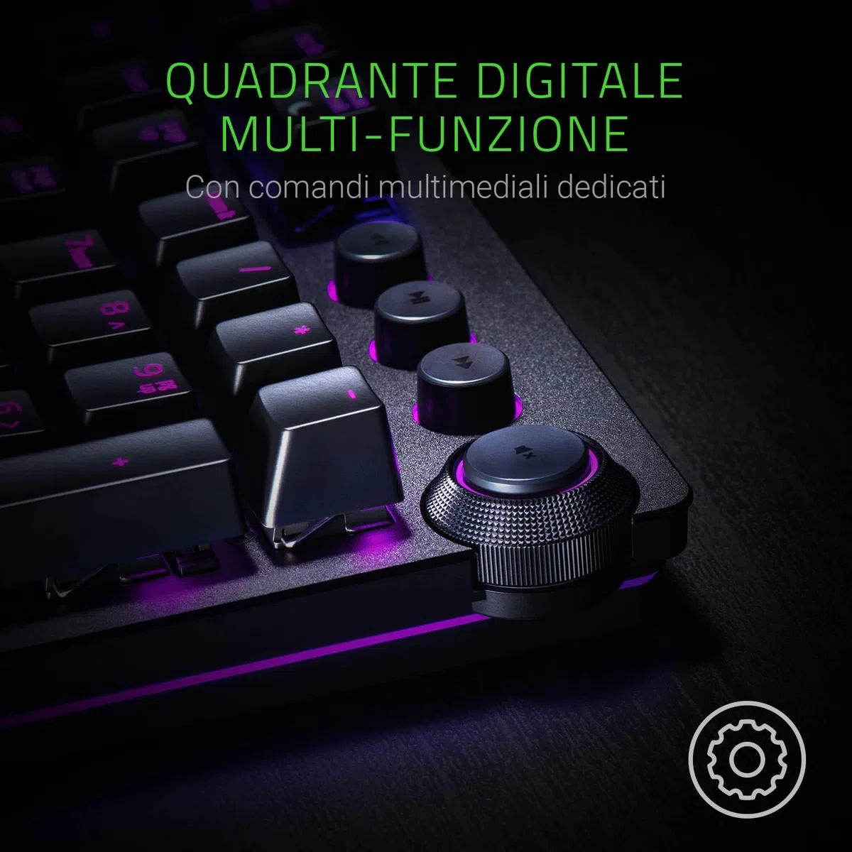 Razer Huntsman Elite USB QWERTY Inglese US, Nero