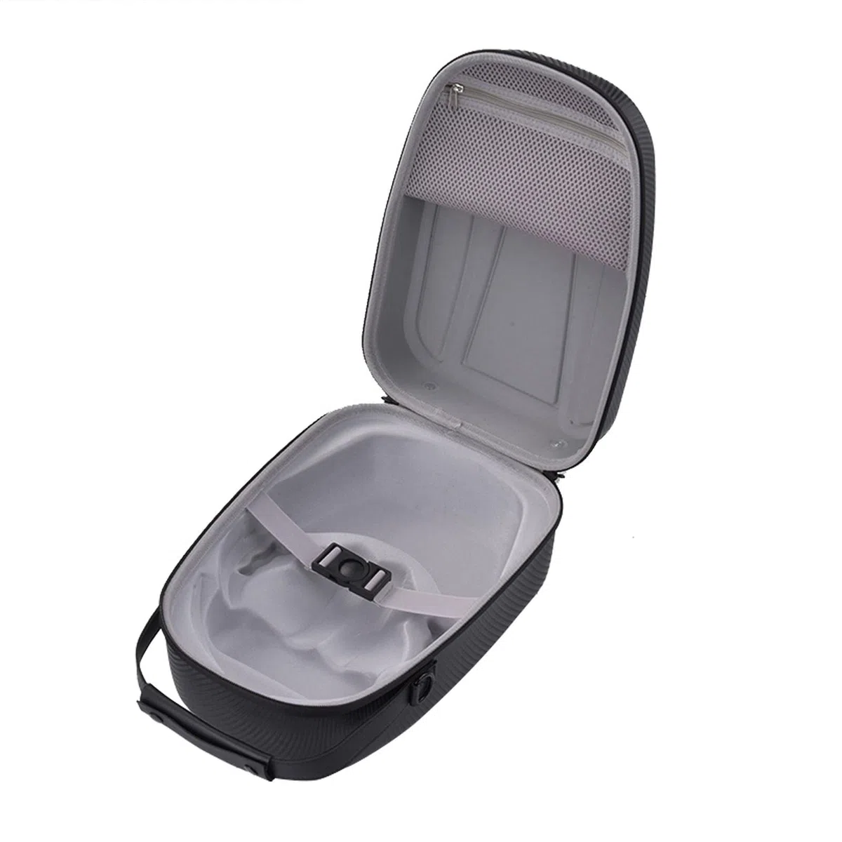 VR2 - Custodia antiurto per occhiali, antigraffio, custodia protettiva con fascia elastica, da viaggio