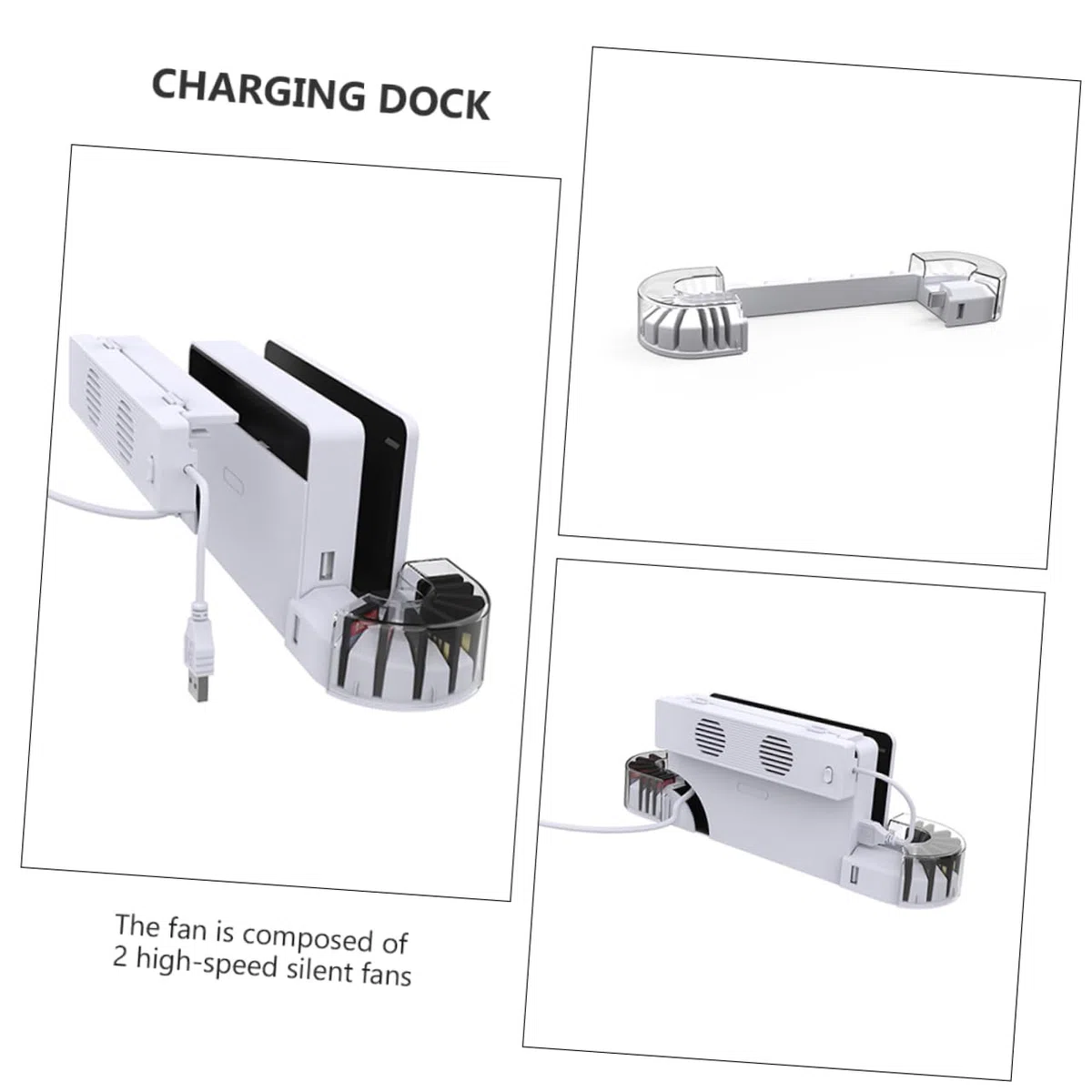 DECHOUS 1set Dock Raffreddamento Per Switch Oled Stazione e Design Compatto Per Appassionati