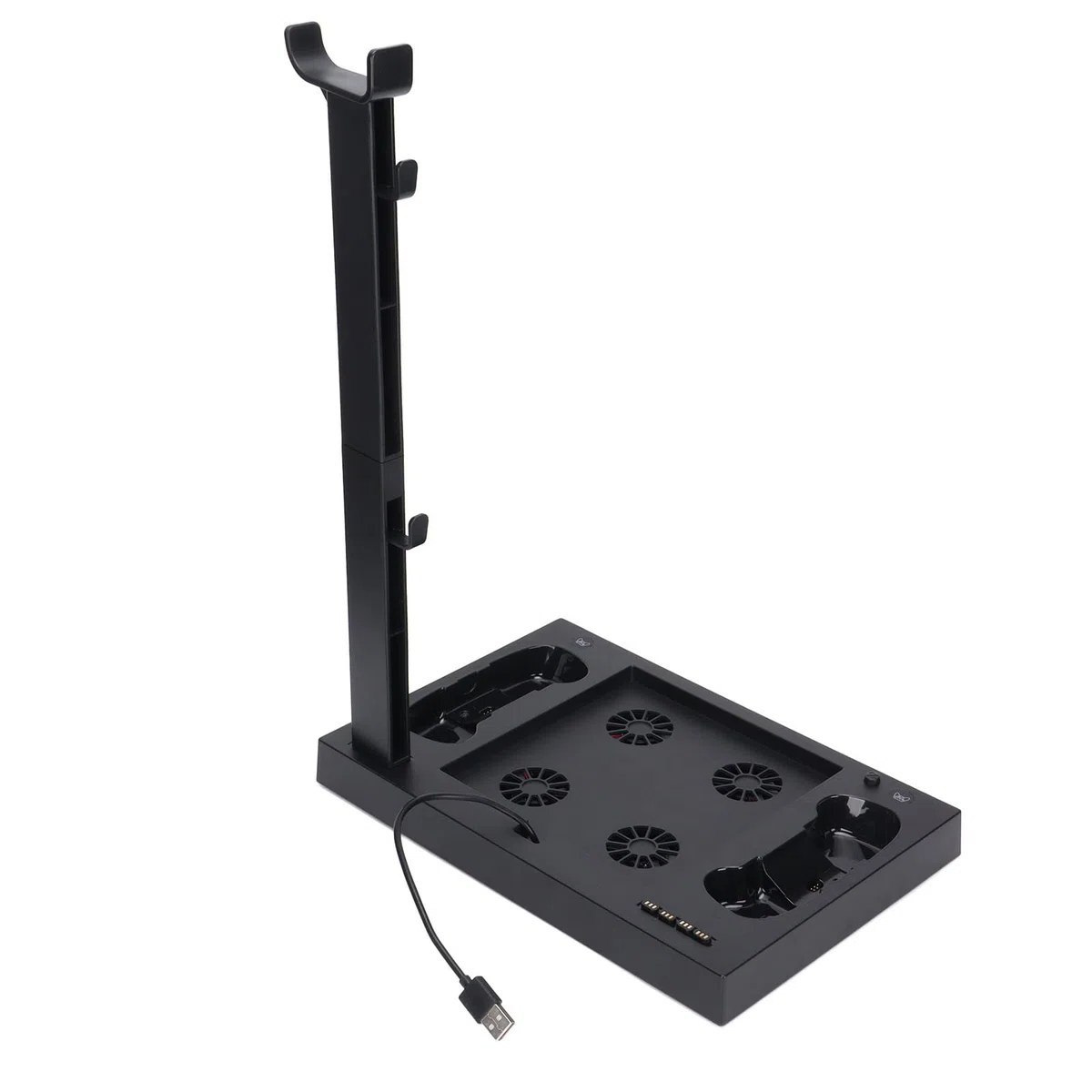 Taidda Console Serie X Supporto di Raffreddamento per Dissipazione Rapida del Calore per Base Ventola di Raffreddamento Multifunzionale, Doppia Ricarica per Giocatori con Indicatore LED,