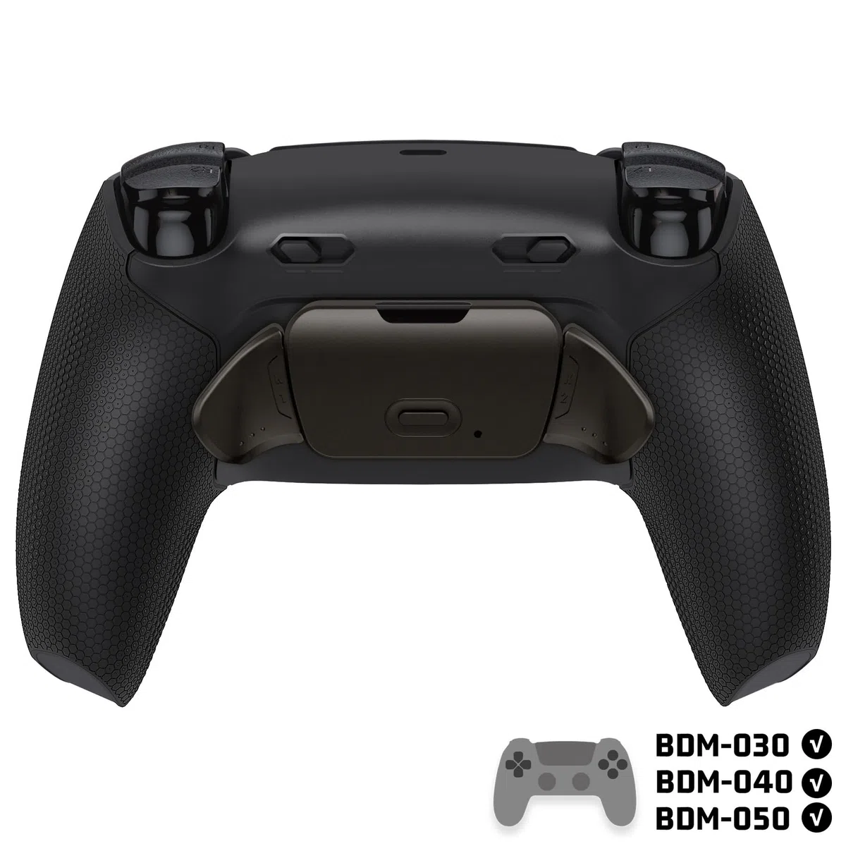 eXtremeRate RISE Plus MAX RMB Tasti Aggiuntivi per ps5 Controller BDM-030/040/050,Palette Posteriori Metallo Clicky Trigger Stop Remap Kit per ps5 Joystick-Senza Controller-Nero