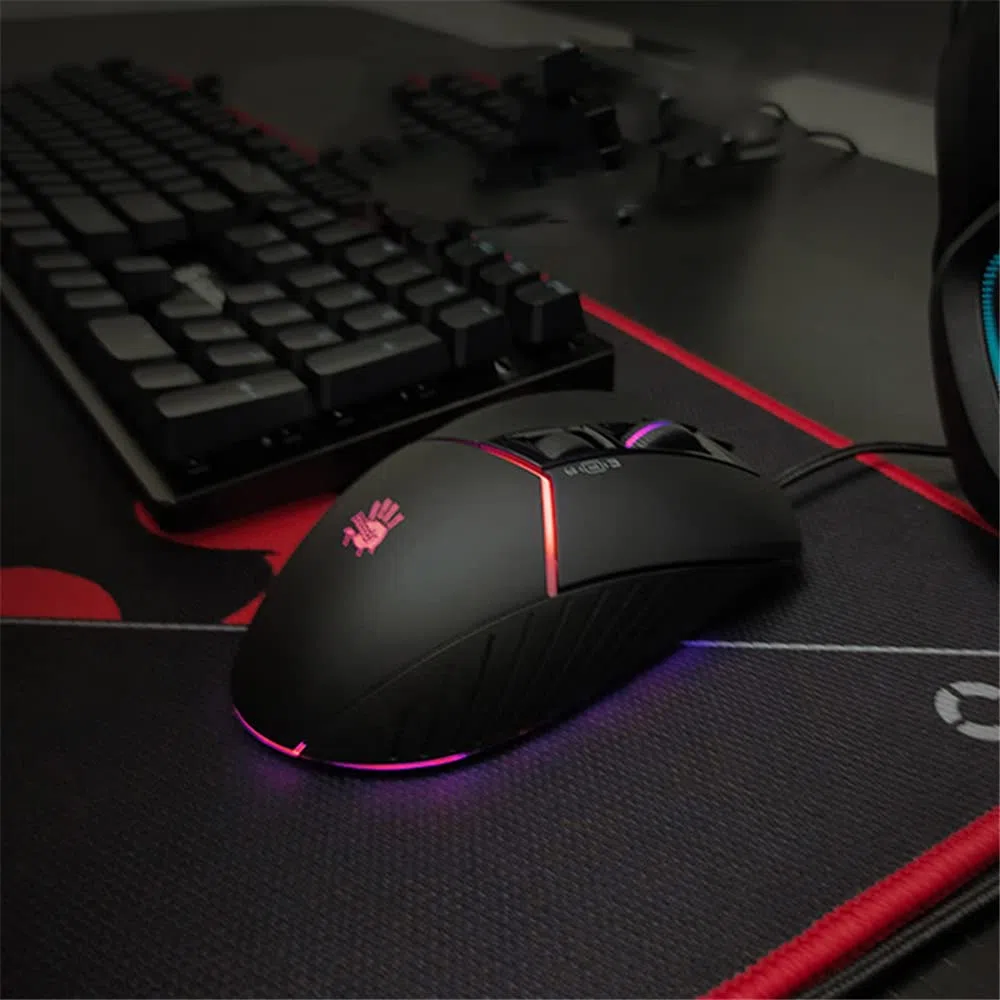Mouse da gioco W95 Max, 12000 CPI regolabile per computer desktop per computer portatili sanguinanti e cablati Macro Programmazione PC Mouse da gioco elettronico da competizione Mouse da ufficio