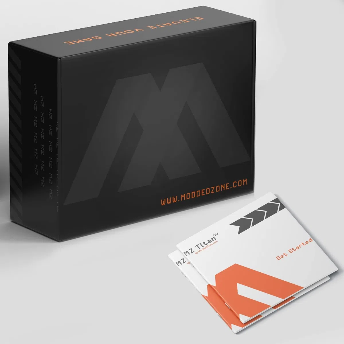 MODDEDZONE Controller personalizzato serie M per PS5 - Design personalizzato wireless di qualità OEM per controller Playstation 5 - Stili diversi e unici per giochi migliorati (oro cromato)