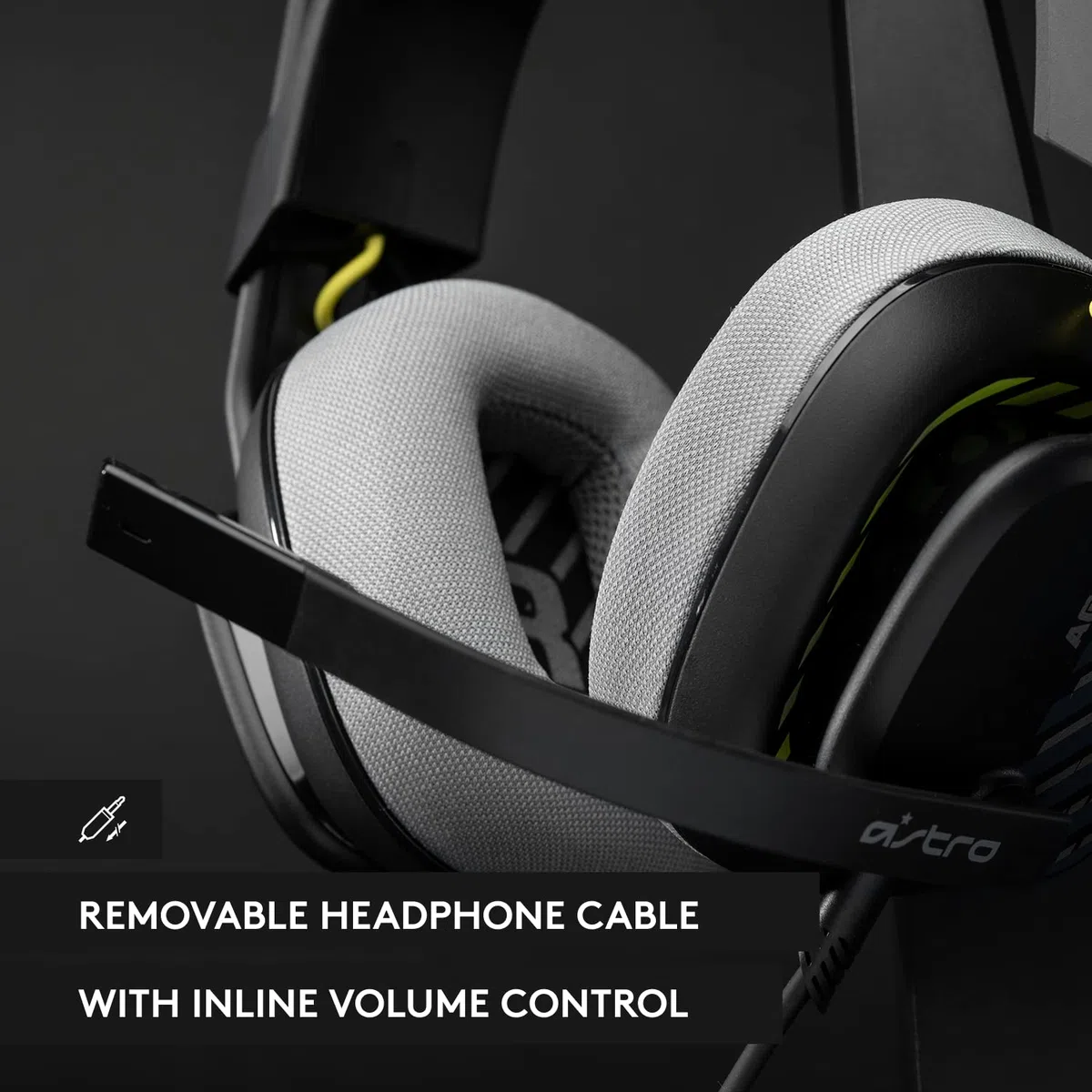 Astro A10 Gaming Headset Gen 2 Wired Headset - Cuffie da gioco Over-Ear con microfono flip-to-mute, driver da 32 mm, per Xbox Series X|S, Xbox One, Nintendo Switch, PC, Mac e dispositivi mobili, nero