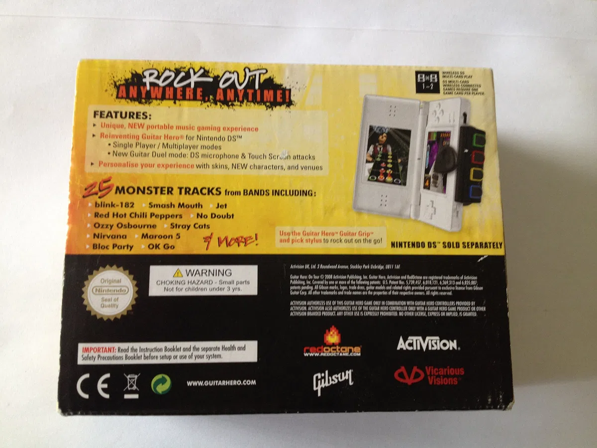 [Import Anglais]Guitar Hero On Tour Guitar Grip Bundle Game DS
