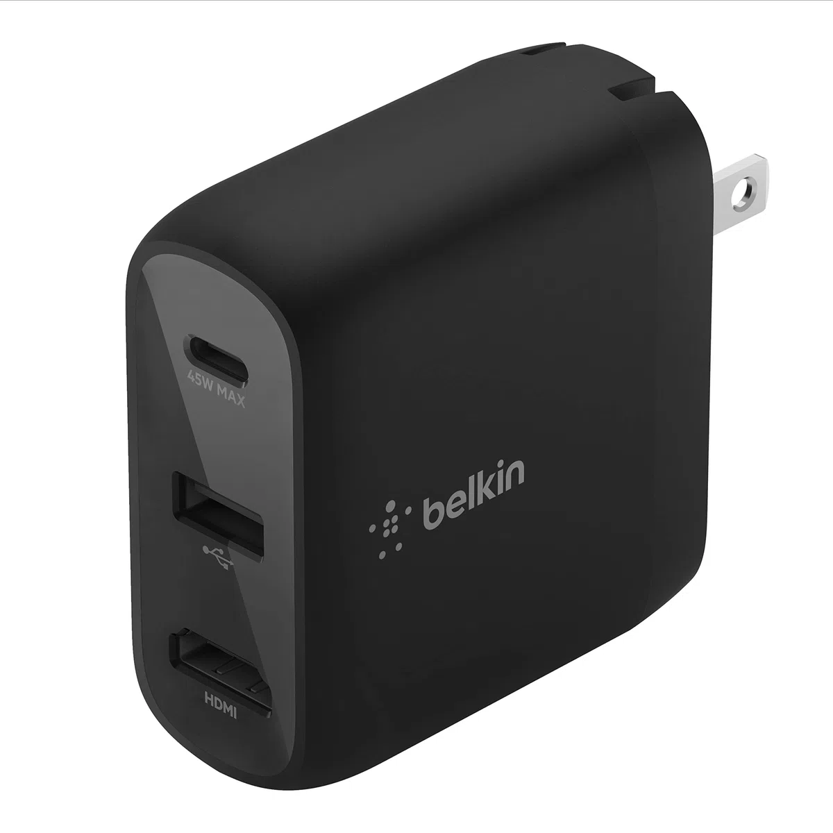 Belkin Dock di ricarica PD da 45 W con USB-A, USB-C e HDMI | Combina ricarica rapida con connettività espansa, ideale per MacBook, laptop e PC home office e configurazioni da scrivania