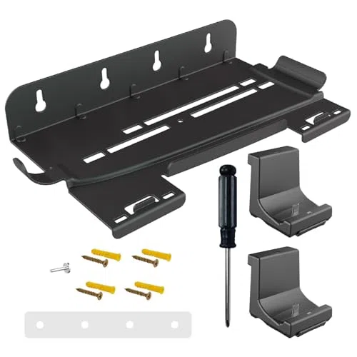 Stazione di ricarica per gamepad e supporto a parete, organizer salvaspazio per controller e cuffie, gancio versatile per accessori