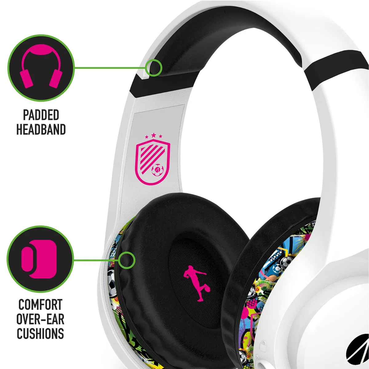 STEALTH Street Over-Ear - Cuffie da gioco con supporto, per PS4/PS5, Xbox, Nintendo Switch, PC con microfono flessibile, jack da 3,5 mm, cavo da 1,5 m, leggero, confortevole e durevole
