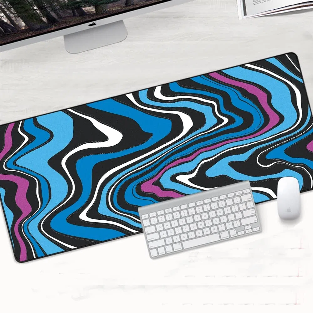 Tappettino del Mouse 900x400mm. XXL. Gaming Mouse Pad Large Gamer Gamer Gamer Art Table Computer Mousepad Soft Maause Pad XL. Tappetini da Tavolo Astratti da Tastiera Tappetino per Mouse da Gioco (Co