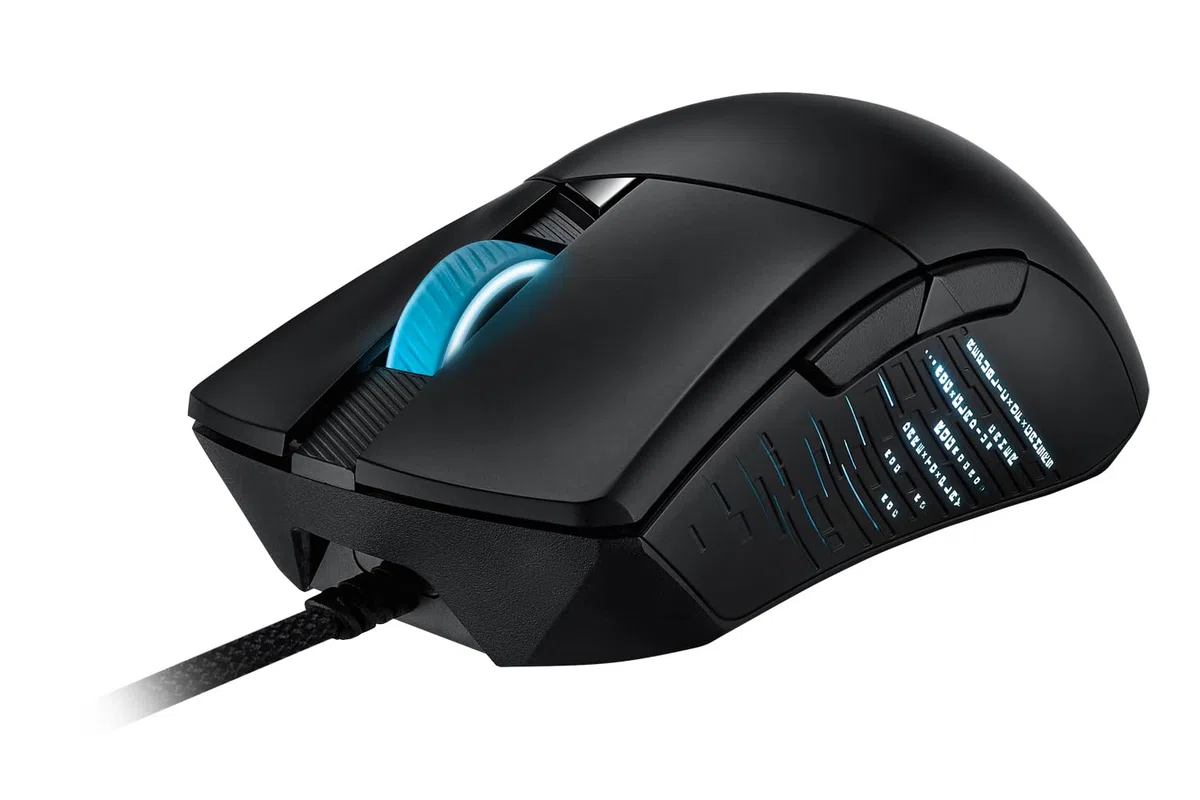 ASUS ROG Gladius III Mouse Gaming Cablato Nero, 6 Pulsanti Programmabili | 19,000 DPI, Illuminazione RGB, Switch Sostituibili, Impugnatura ROG, Ergonomico
