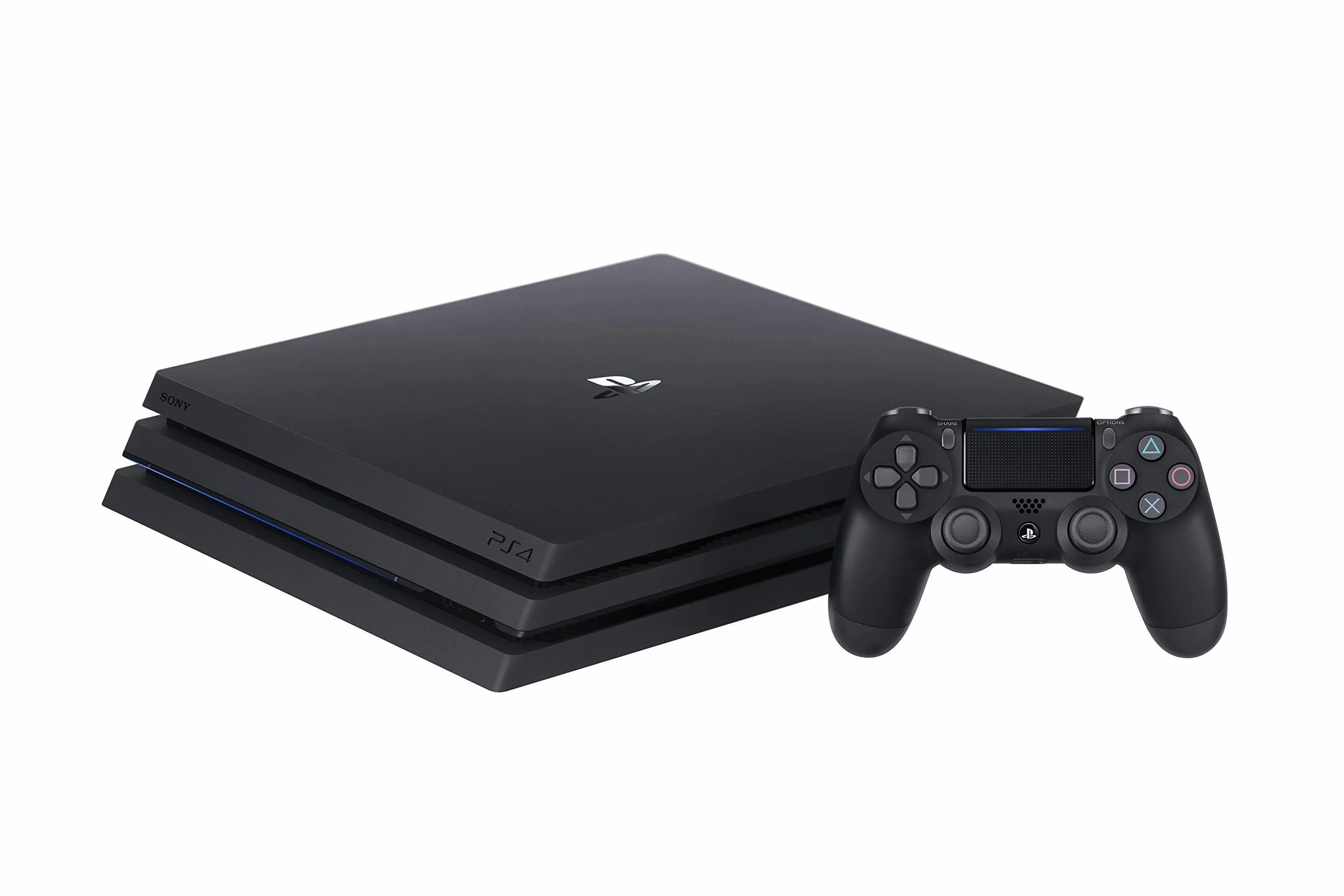 Sony, PlayStation 4 Pro 1 To, Console PS4 Pro 1 To + 1 Manette Sans Fil DUALSHOCK 4 V2, Châssis G, Couleur : Jet Black