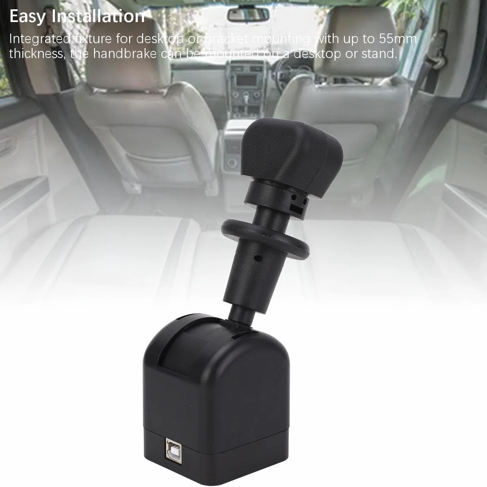 Plyisty Freno a Mano USB per PC Autentica Esperienza Simile a un Camion per G27 G29 G923, Plug and Play per gli Appassionati di Giochi