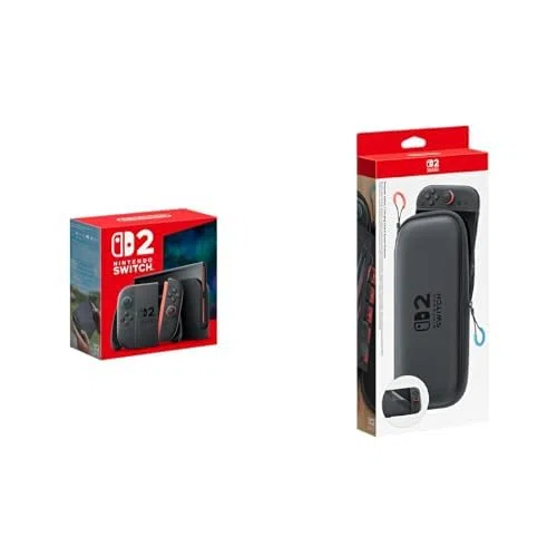 Nintendo Test 1+Pochette de transport et protection dâ€™écran Switch 2