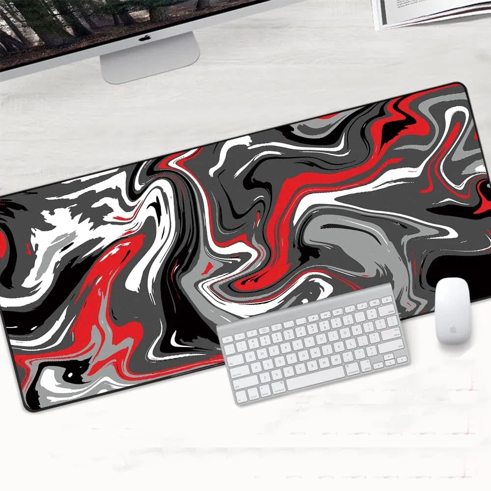 Tappettino del Mouse 900x400mm. XXL. Gaming Mouse Pad Large Gamer Gamer Gamer Art Table Computer Mousepad Soft Maause Pad XL. Tappetini da Tavolo Astratti da Tastiera Tappetino per Mouse da Gioco (Co