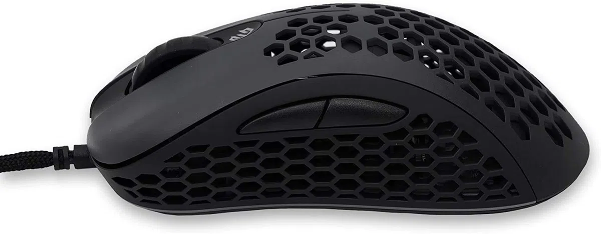 G-Wolves Skoll SKL 2020 Edition 66g ultra leggero a nido d'ape design cablato RGB Gaming Mouse fino a 12000 DPI (nero)