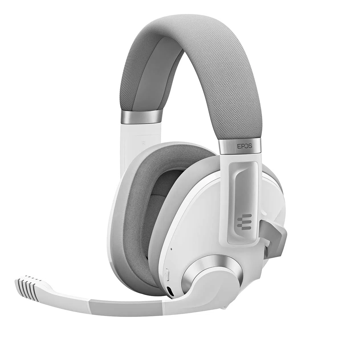 EPOS H3Pro Cuffie Gaming Ibride PC con Mic, Cancellazione Rumore, Cuffie Gaming Wireless Regolabili, Mix Audio con Pulsante, Bluetooth e Gaming Suite, Suono Surround, Per Windows 10 (bianca)