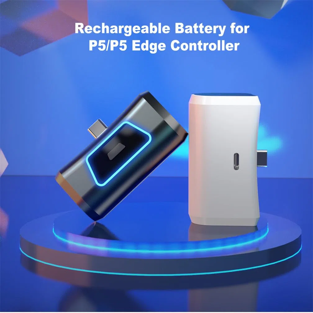 Batteria ricaricabile per controller di gioco, caricatore wireless da 1900 mAh per gamepad