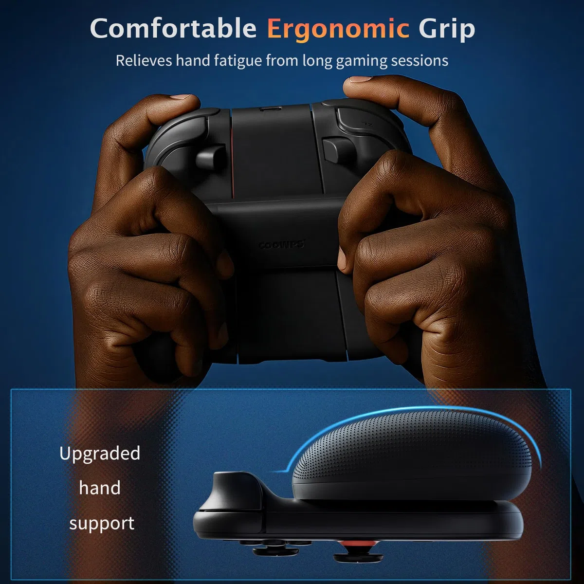 COOWPS Interruttore 3 in 1 2 presa e dock di ricarica per Nintendo Switch 2 Joy-Con 2025, con impugnatura ergonomica confortevole, forte forza magnetica, dock di ricarica veloce, 9 modalità di luce