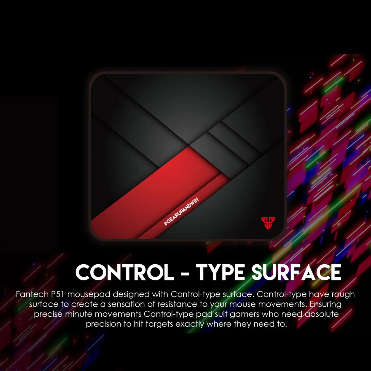 FANTECH P51S - Tastiera da gioco e mouse combinata, cuffie e supporto, tappetino per mouse cablato RGB Rainbow Keyboard PC per principianti Gamer Basic 5 in 1 Set da gioco