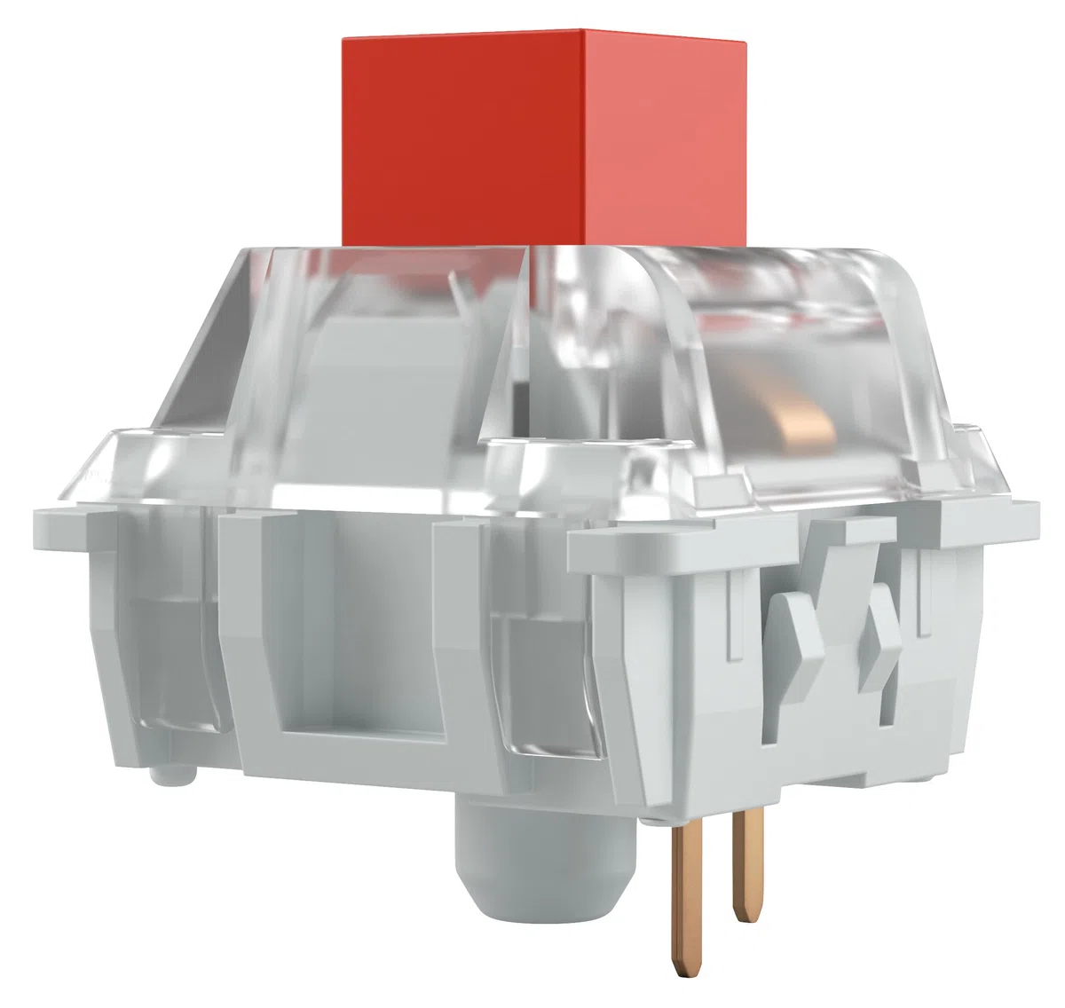 Glorious Gaming 120 switch Kailh per tastiera meccanica (rossi) - Lineari e lisci, forza di attuazione 45 gf, resistenti ad acqua e polvere, a 3 pin, compatibili con SMD-LED, con involucro - Kailh Red