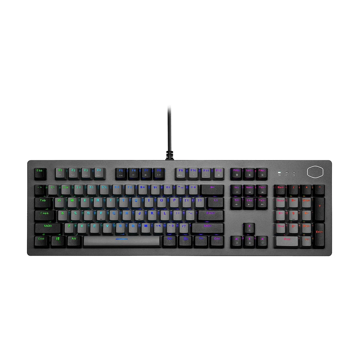 Cooler Master CK352 Gaming Tastatur, MX-Rosso - nero