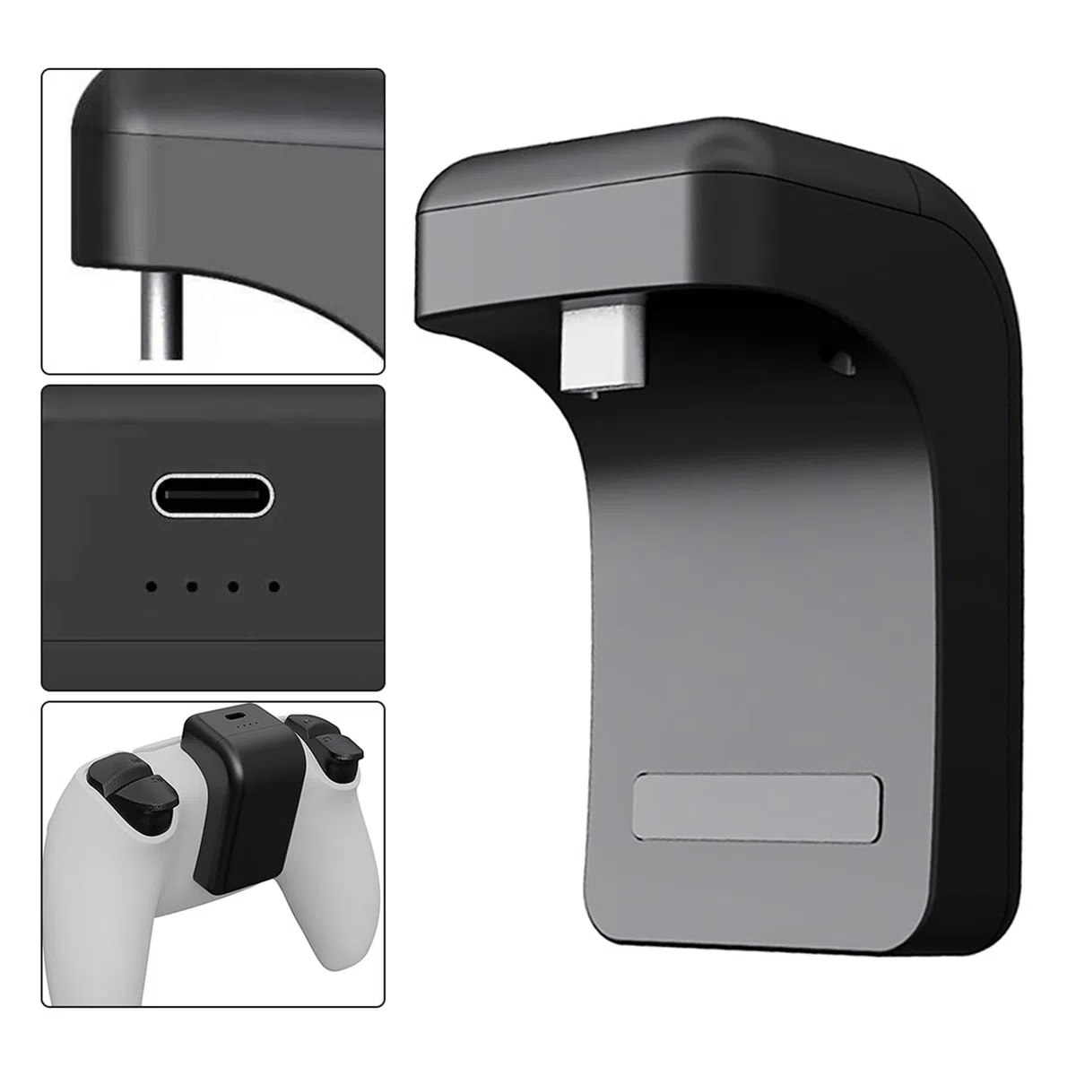Akfldms 4X per Wireless Controller Gamepad Batteria Wireless External Battery Clip Removable 1500Mah Battery