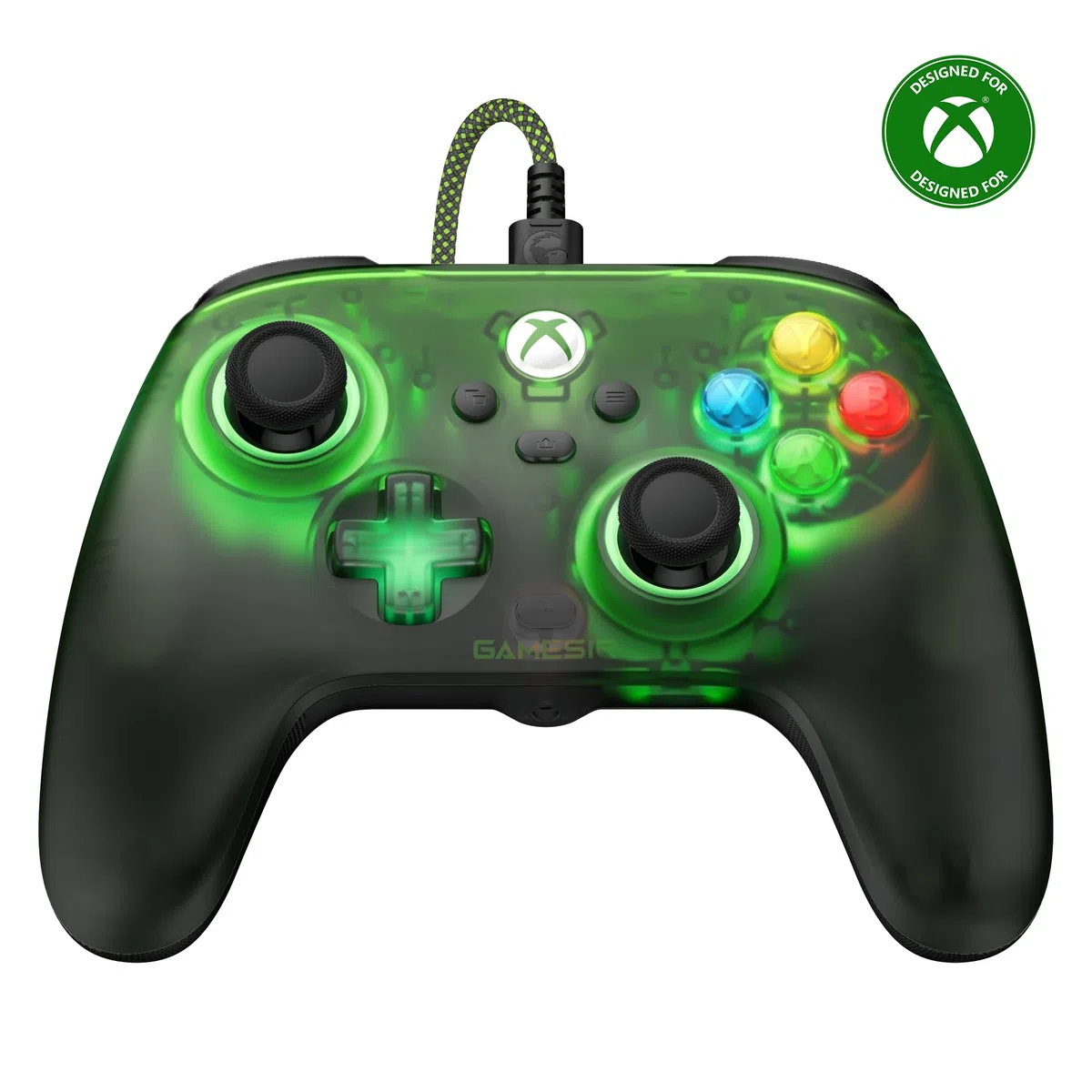 GameSir T7 Pro Controller cablato Xbox/PC – Verde retrò, Effetto Hall, RGB