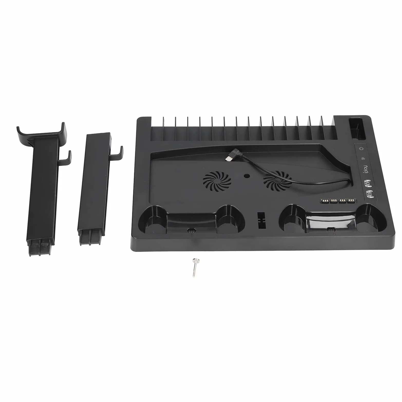 Ventola di Raffreddamento con Supporto Verticale per Giochi, Stazione di Raffreddamento di Ricarica per Controller Multifunzione ABS per Console di Gioco