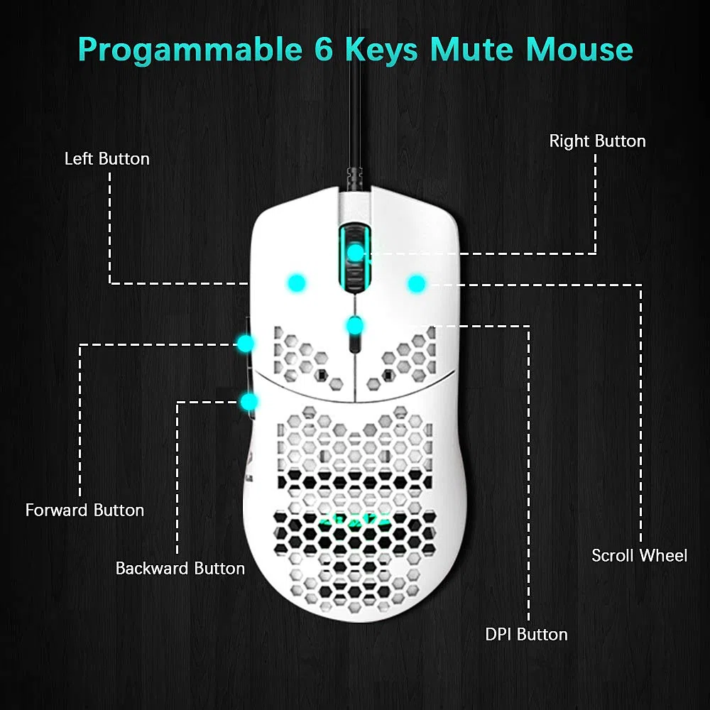 Tastiera da gioco cablata, set di mouse 3 in 1, tastiera meccanica con interruttore blu retroilluminato arcobaleno, mouse da gioco da RGB da 16000 DPI con 7 pulsanti +10 mouse pad retroilluminato RGB