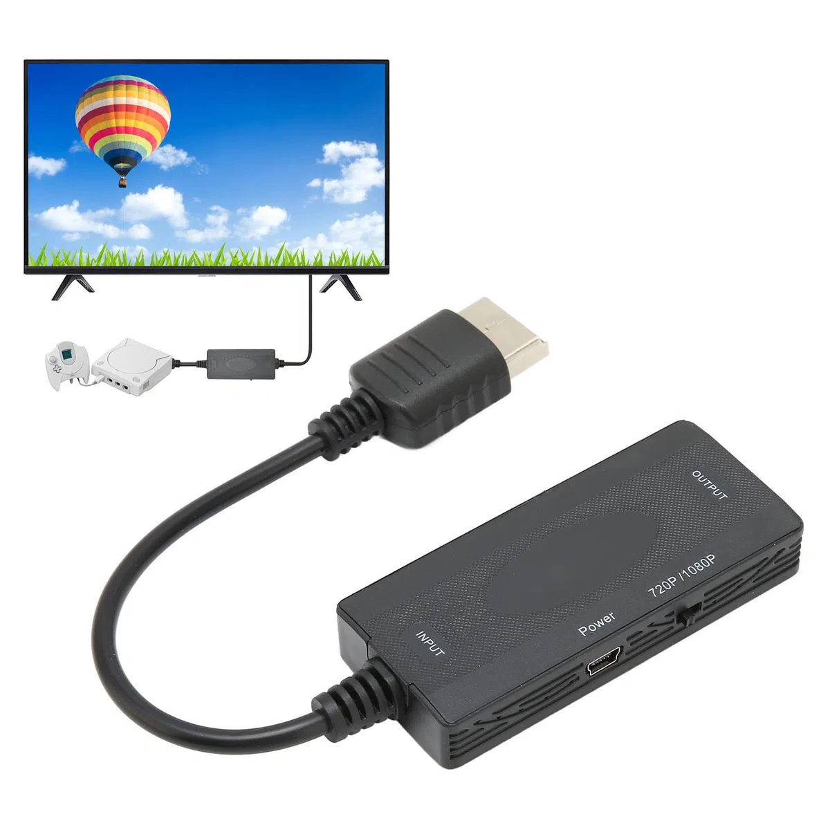 Dioche Hdmi Dreamcast Dreamcast Adattatore Hdmi Abs Per Dreamcast A Hd Convertitore di Interfaccia Multimediale Hd Hd Cavo di Interfaccia Multimediale Per Dreamcast Dc Console