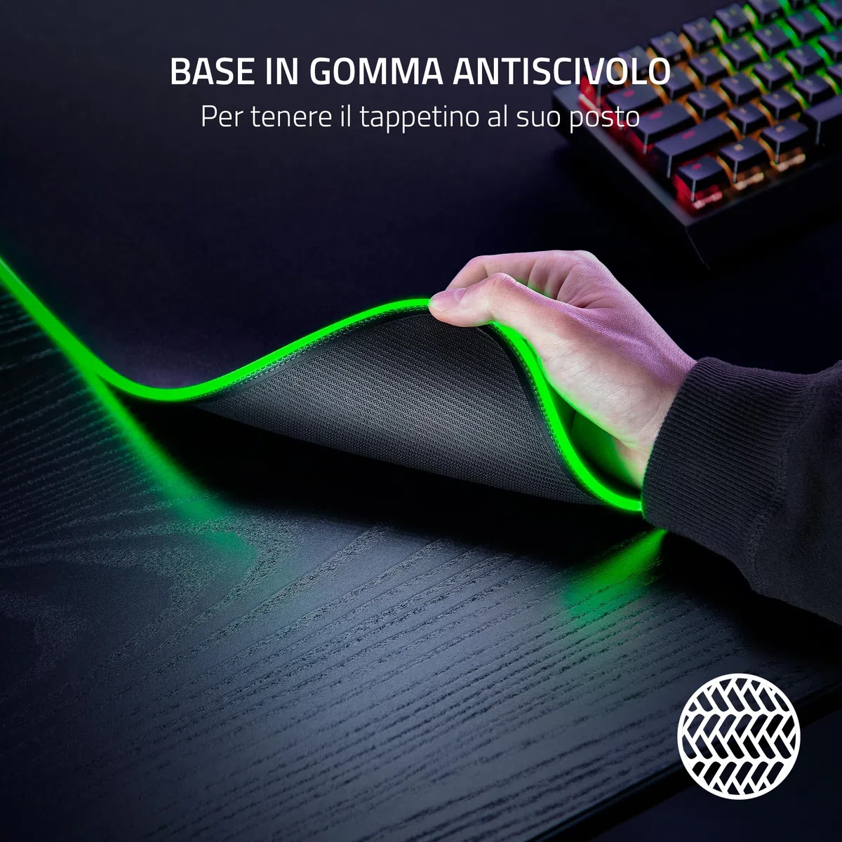 Razer Goliathus Chroma 3XL - Tappetino morbido per mouse da gioco (Superficie in tessuto microtesturizzato, Razer Chroma RGB, Ottimizzato per tutte le impostazioni di sensibilità e i sensori) Nero