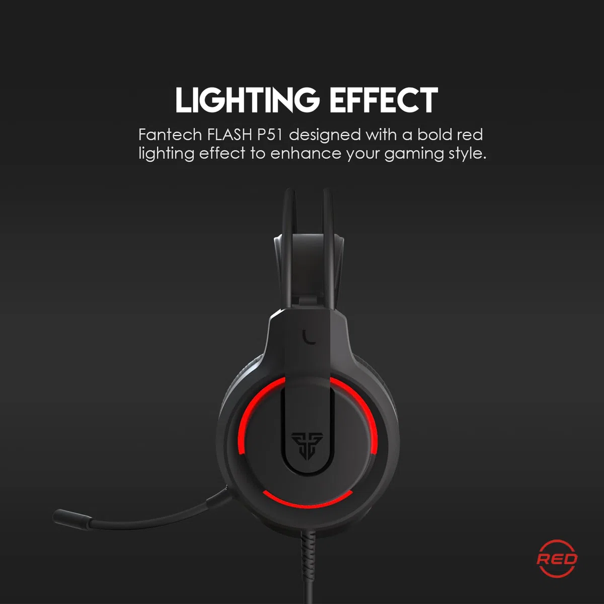 FANTECH P51S - Tastiera da gioco e mouse combinata, cuffie e supporto, tappetino per mouse cablato RGB Rainbow Keyboard PC per principianti Gamer Basic 5 in 1 Set da gioco