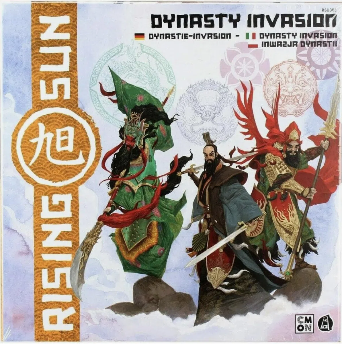 Asmodee Rising Sun - Invasione dinastica, espansione, gioco di strategia, tedesco