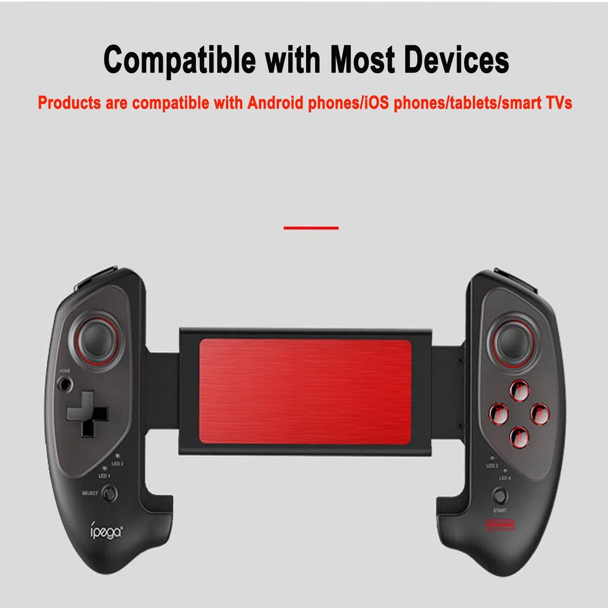 PG-9083S Gamepad Estensibile telescopico Bluetooth per Smartphone/Tablet, Joystick per Controller di Gioco, Compatibile con Android/iOS.Connetti Direttamente, Facile da Usare