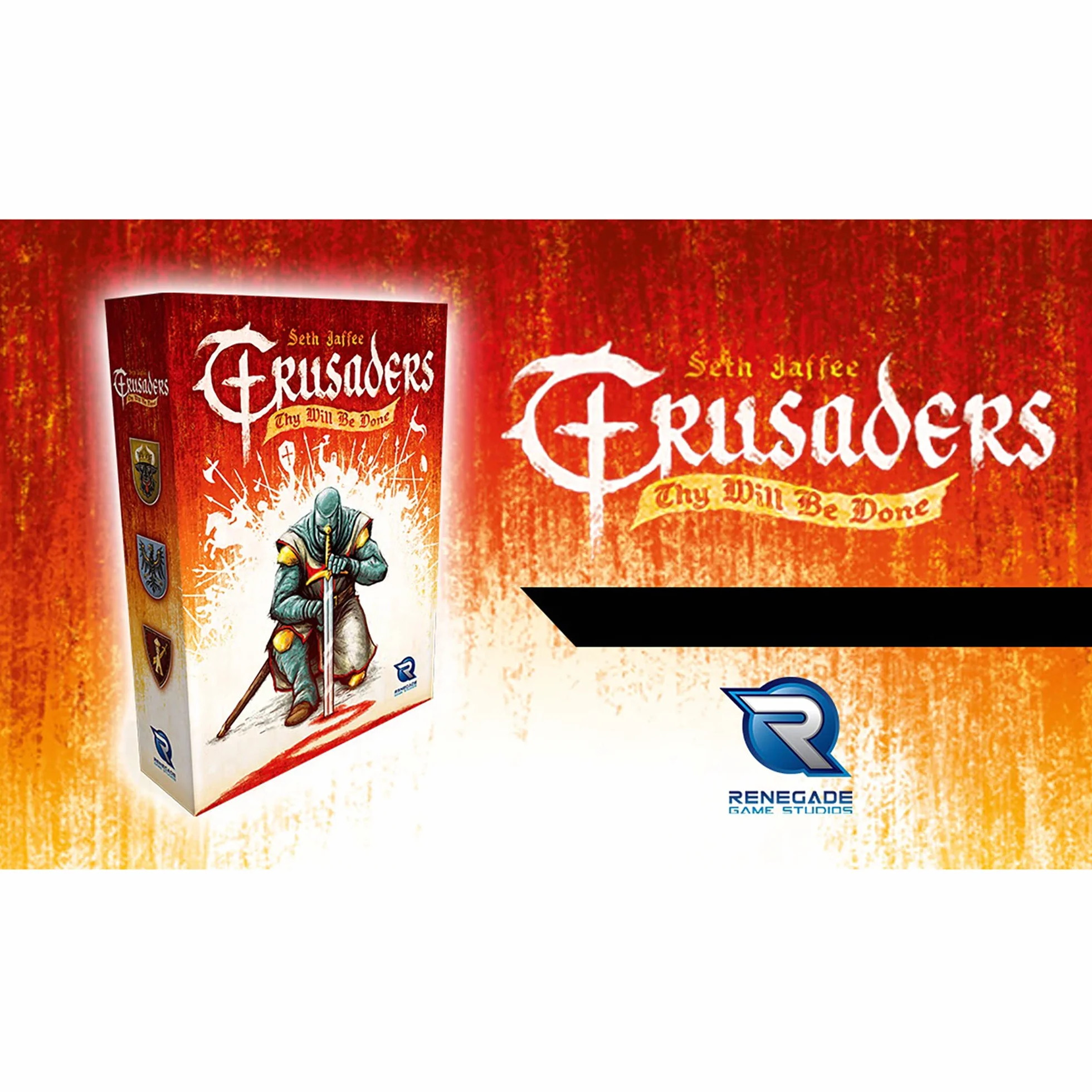 Renegade Game Studios | Crusaders: Thy Will Be Done | Gioco da Tavolo Strategico in Stile Euro | 2–4 giocatori | 45–60 minuti | Inglese