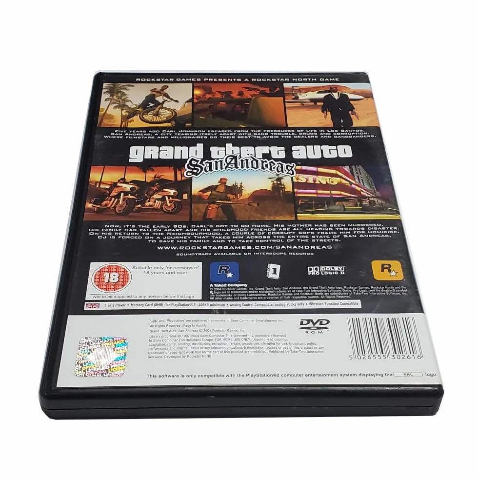 Take-Two Interactive Grand Theft Auto: San Andreas (PS2)