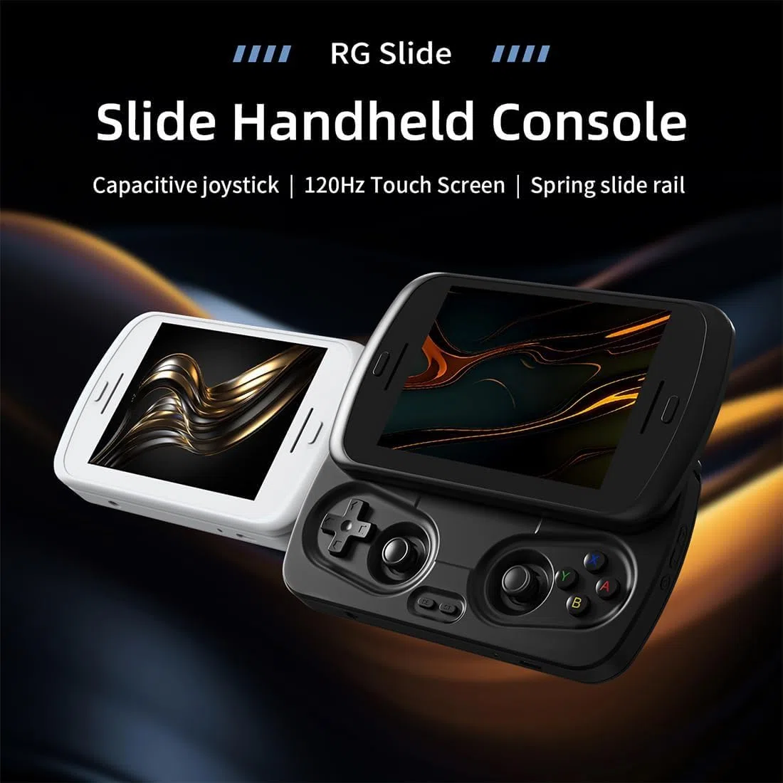 Console portatile pieghevole retrò con ampio schermo IPS, supporto multi-sistema, lunga durata della batteria, ideale per gli appassionati di gioco adulti