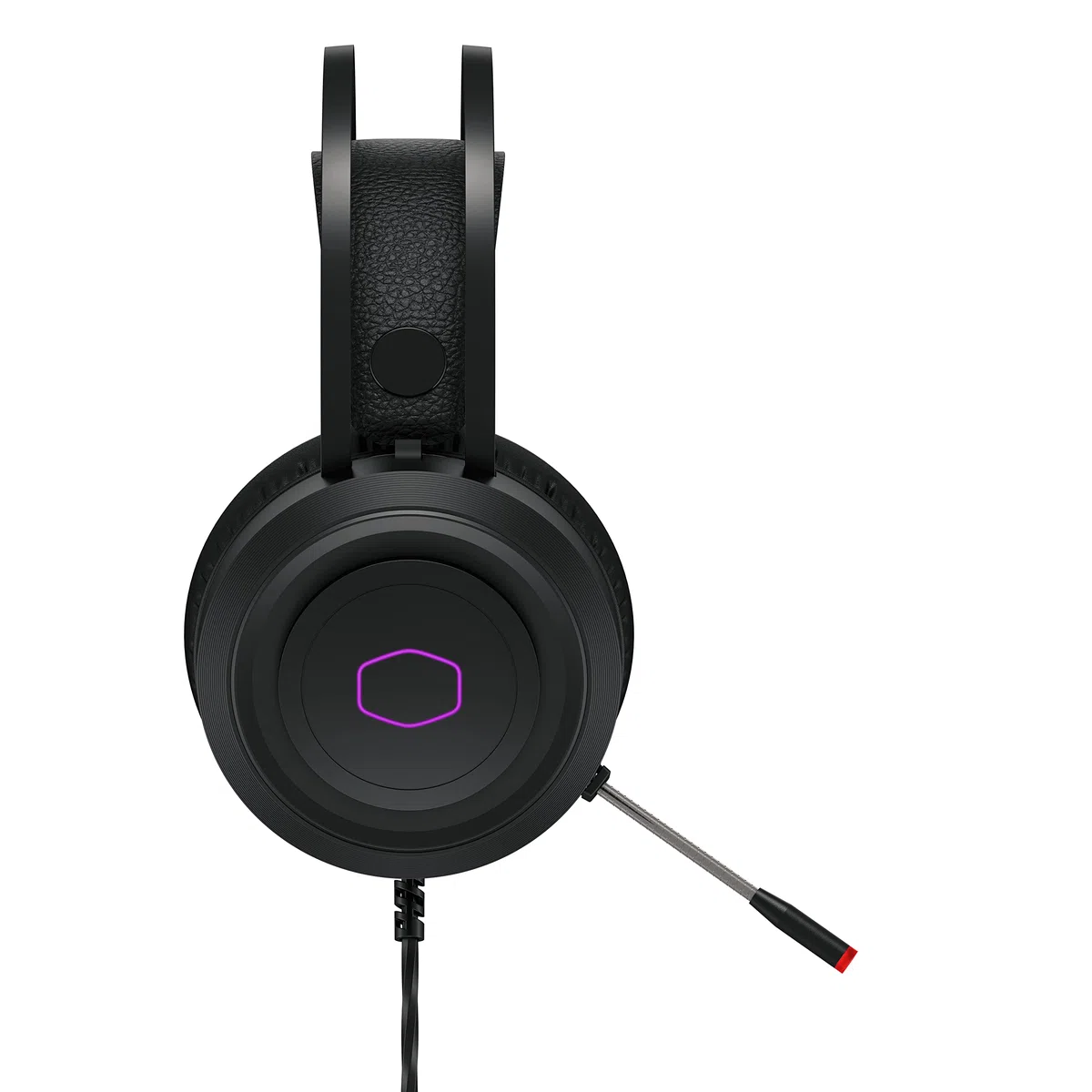 Cooler Master CH321 Cuffie Gaming Over-Ear - Driver Audio al Neodimio da 50mm, Microfono Omnidirezionale, Padiglioni Rimovibili in Pelle PU, Compatibile con PC e Console - USB tipo A