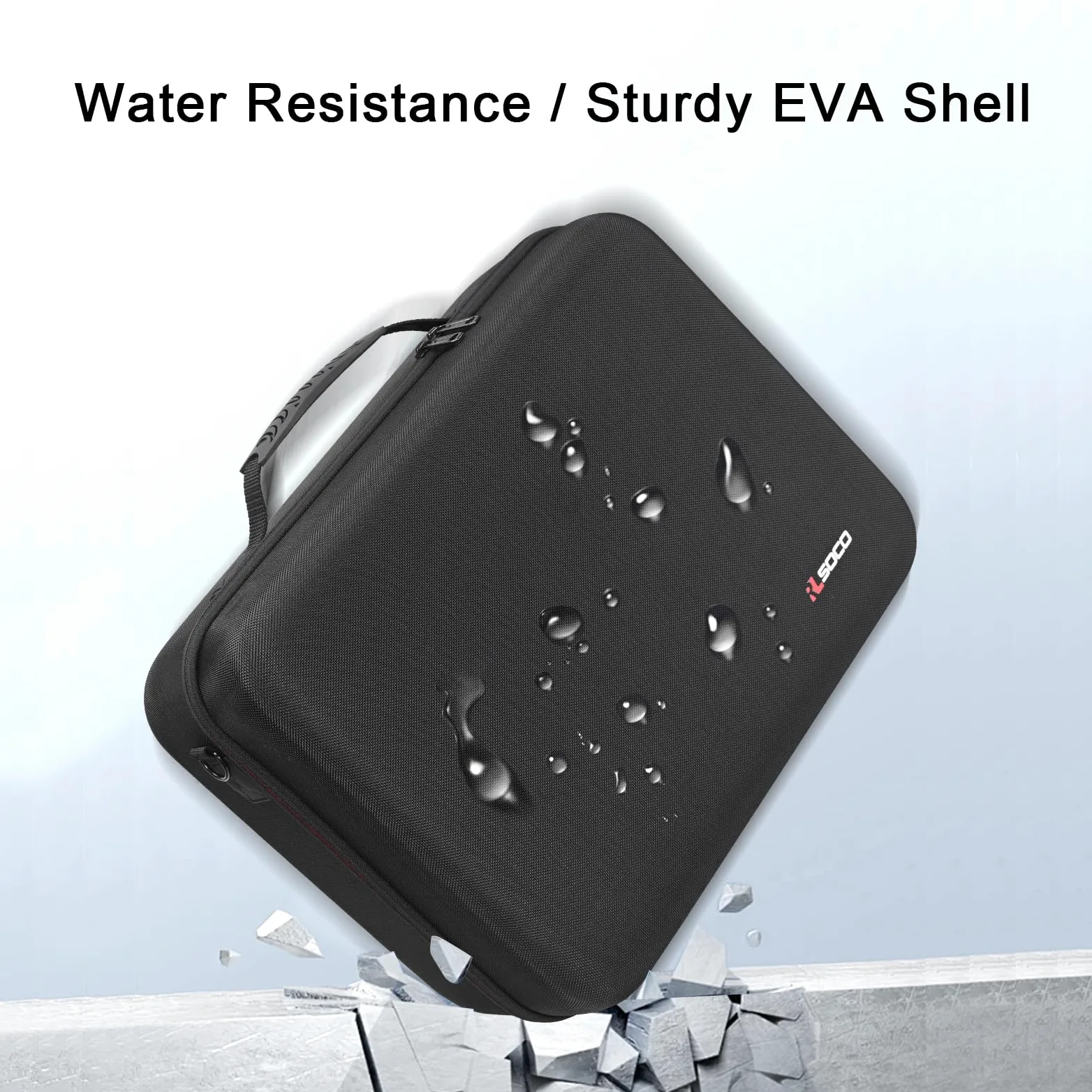 RLSOCO Custodia per PS5 PRO, borsa da viaggio adatta per PS5 Pro Console, Controller x2, Caricabatterie x1, Schermo portatile x1 e altri accessori