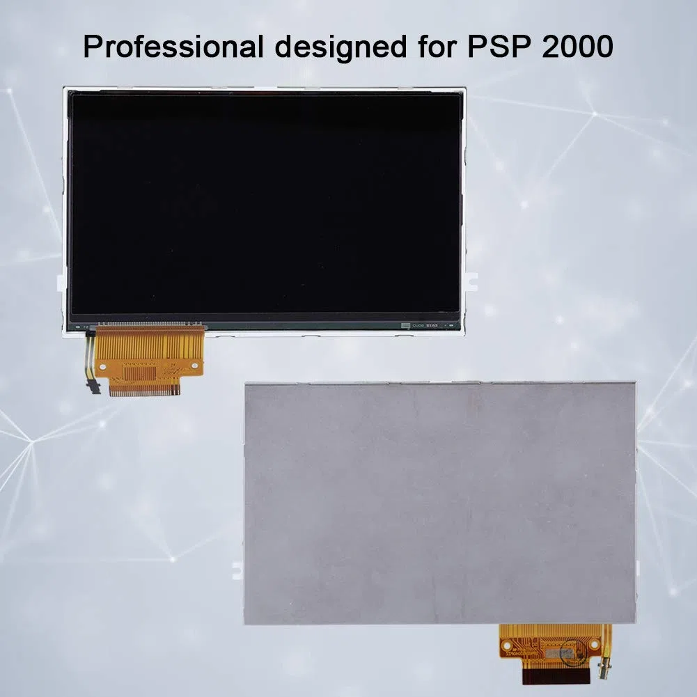Yunir Display LCD per Console di Gioco, Parte di Ricambio per Riparazione Schermo LCD retroilluminato con interfaccia accurata per Console 2000 2001 2002 2003 2004