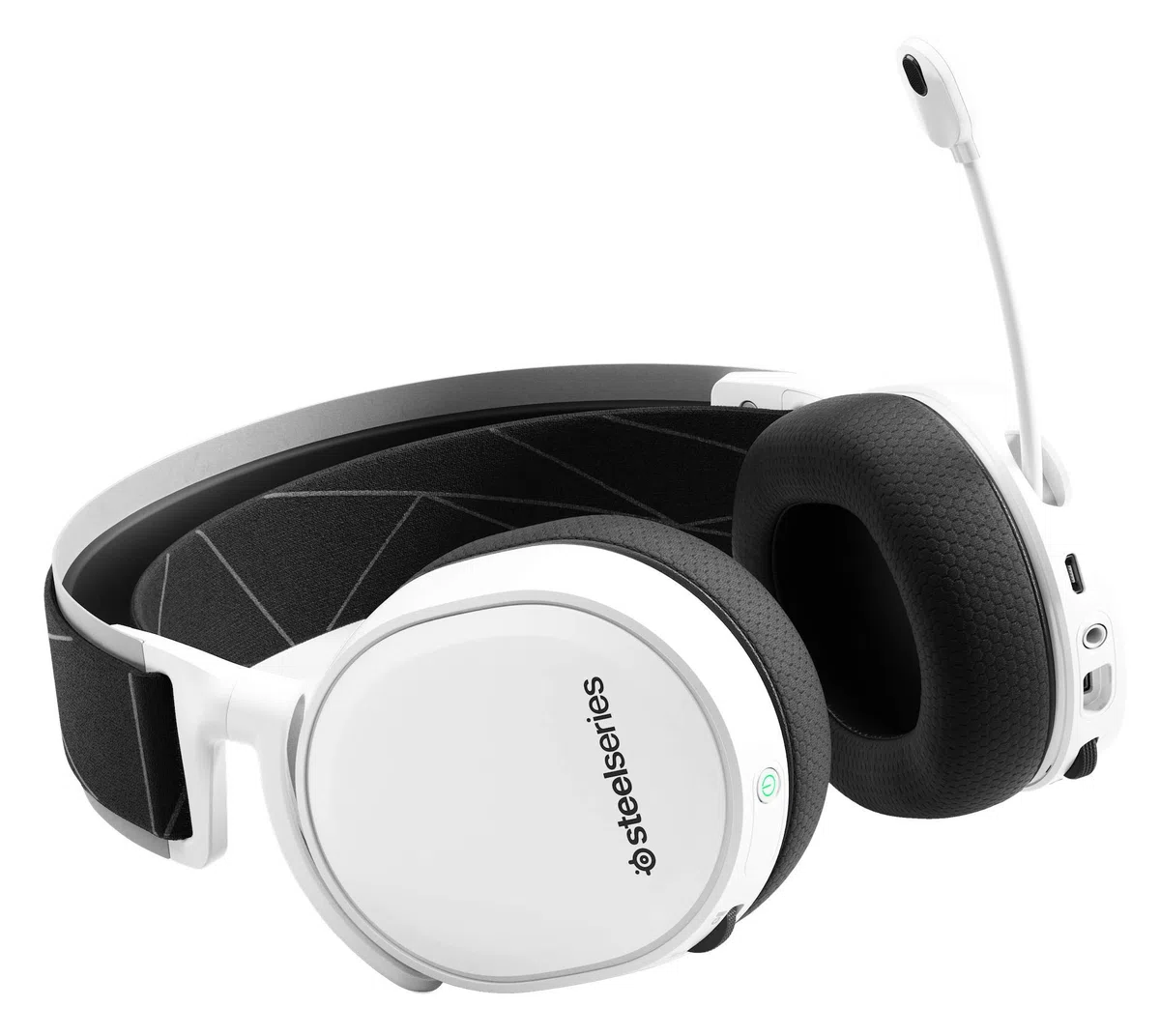 SteelSeries Arctis 7 Cuffie da Gioco - Wireless Senza Perdite - Tecnologia Surround DTS Headphone:X v2.0 per PC e PlayStation 5/PS4 - 10 - 40.000 Hz, Bianco