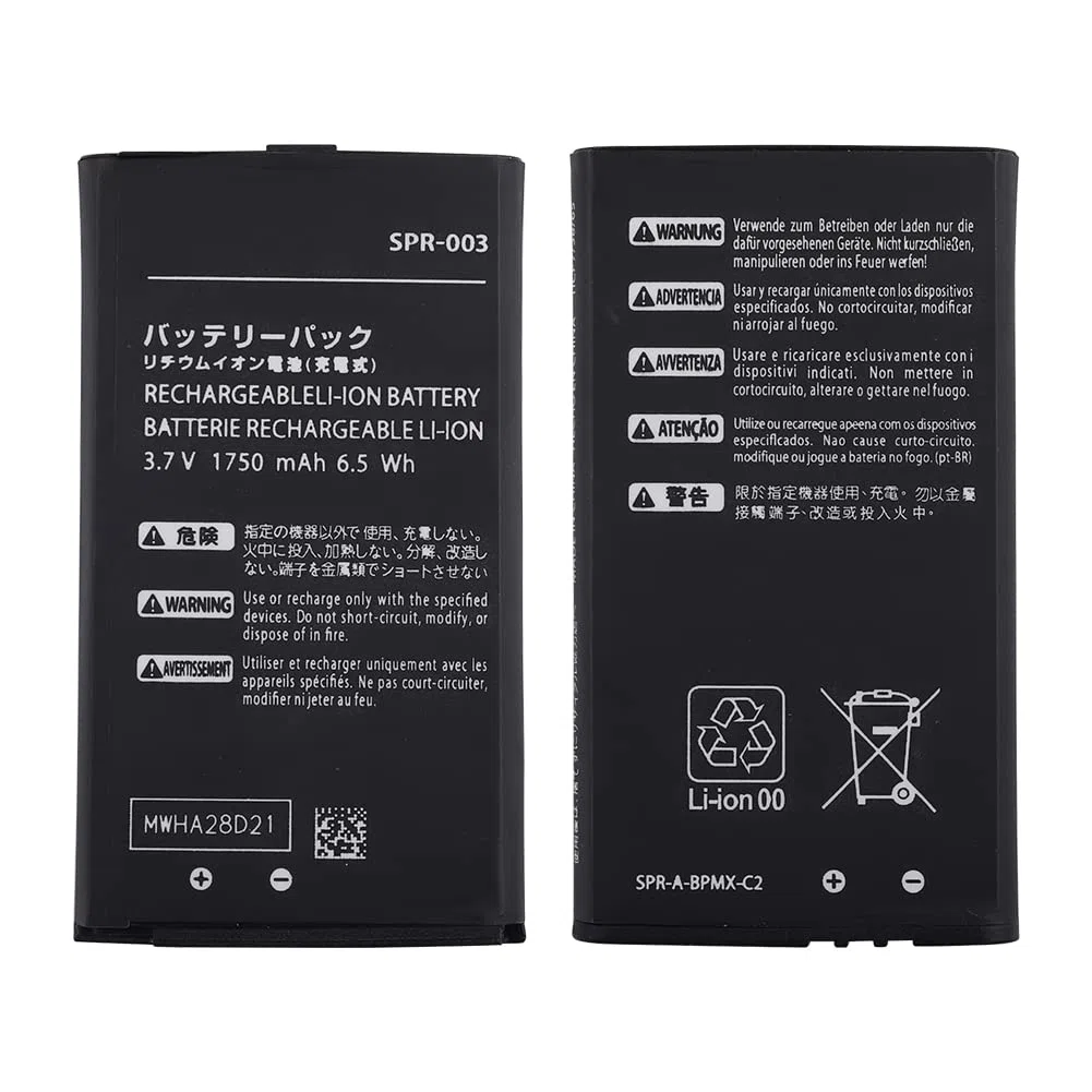 Batteria di ricambio compatibile con Nintendo 3DS XL SPR-003 SPR-001 con toolkit