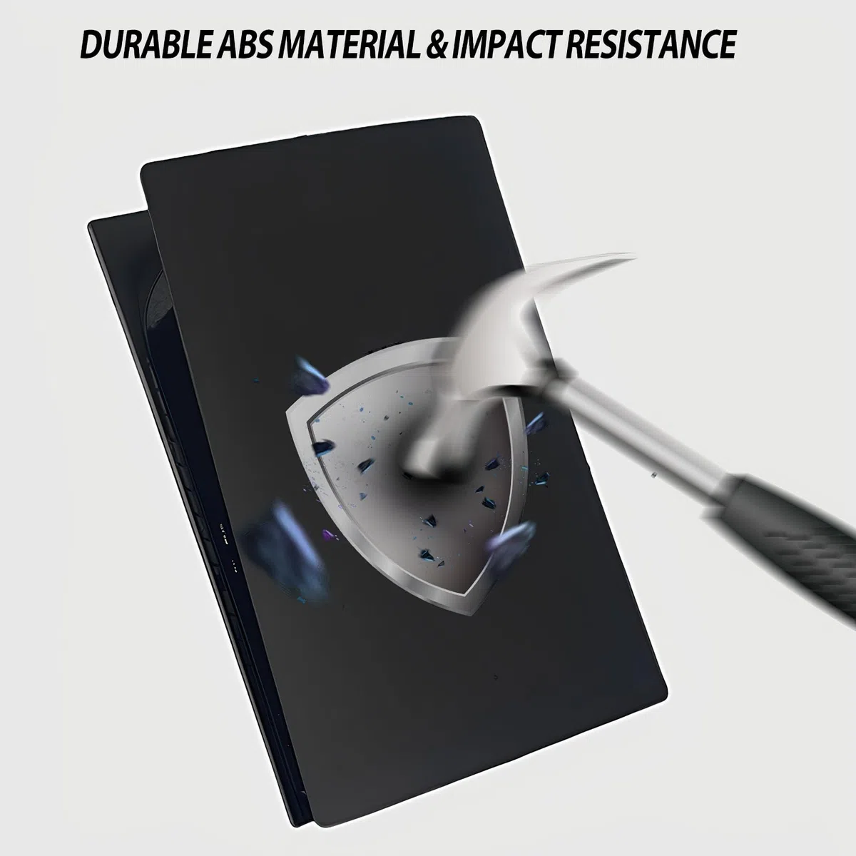 Digital Edition - Mascherina protettiva per console PS5, accessori per Playstation 5, colore: nero